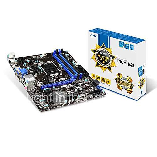 B85M E45 B85 with G3220 i3 4130 Motherboards for Desktop Comuputers