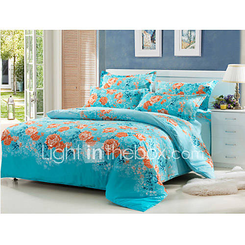 Flower Comfortable Bed Set Of Four SF00012