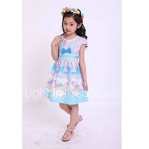 Girls Fashion Dresses With Bow Lovely Princess Summer Dresses