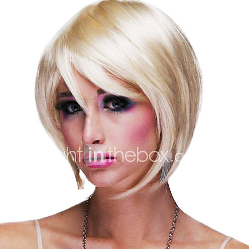 Fancy Ball Synthetic Party Wig Golden Blonde Devil Cospaly Wig