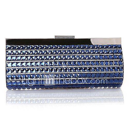 Womens Delicate Inserts Diamond Clutch Bag