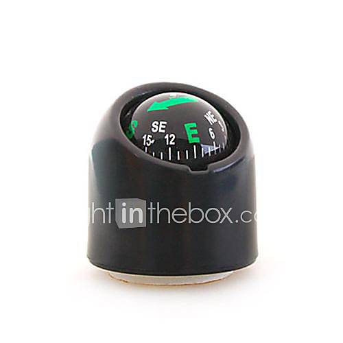 Pipe Style Car Compass   Black