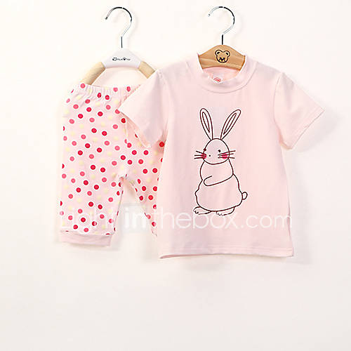 Childrens Cartoon Casual Short Sleeve Clothing Sets