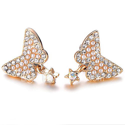 Ginasy Alloy Butterfly Pattern Earring