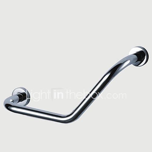 Brass Chrome Finish Grab Bar, L43cm x W12cm x H7.5cm