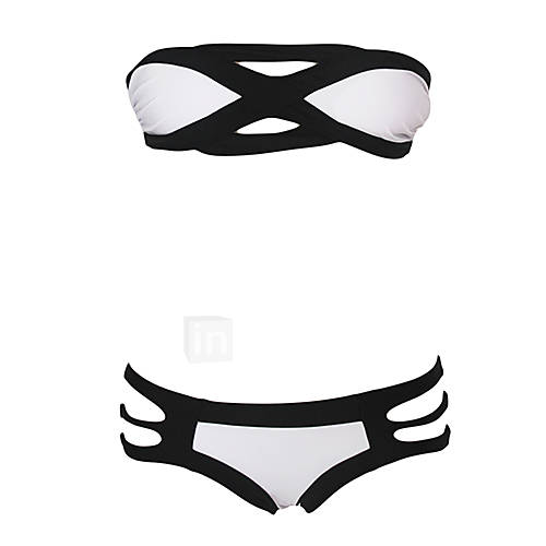 Womens Sexy Bandeau Cut out Bikini