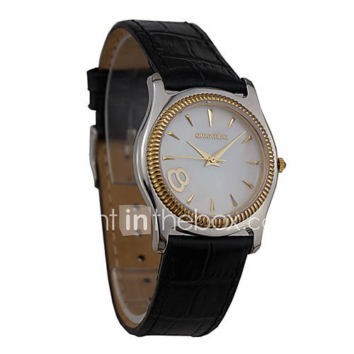 Loveshow Leather Band Antimagnetic Waterproof Japanese Movement Wristwatch