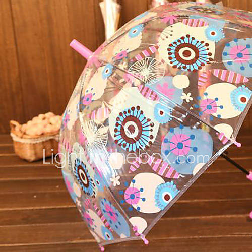 Childrens Transparent Cartoon Umbrella