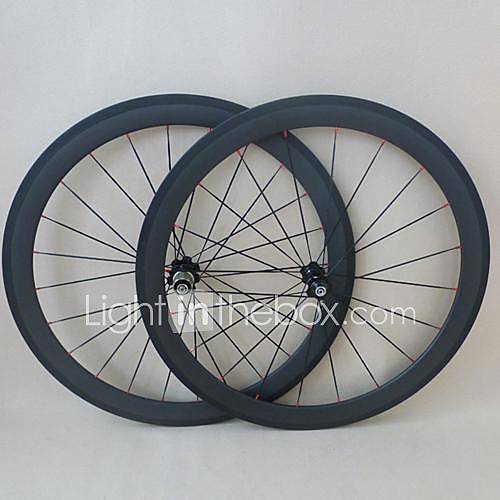 Yanbo 3k matte 700C carbon wheelset 50mm depth 20.5mm wide /Bicycle wheels