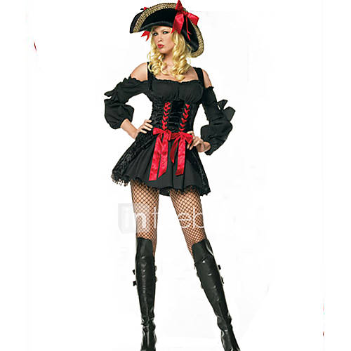 Cold blooded Pirate Black Deluxe Dress Womens Halloween Costume