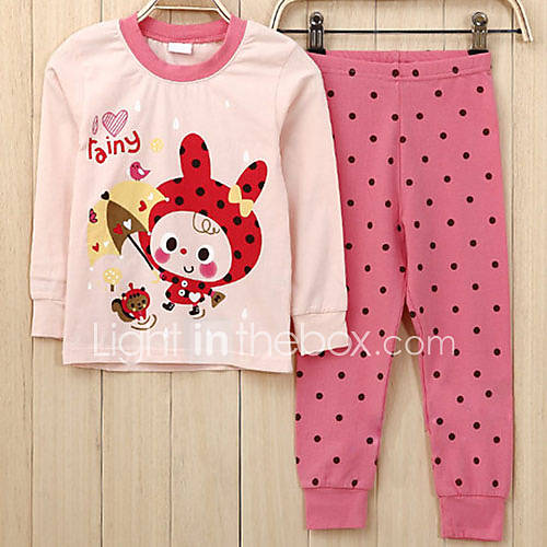 Childrens Cartoon Casual Short Sleeve Clothing Sets