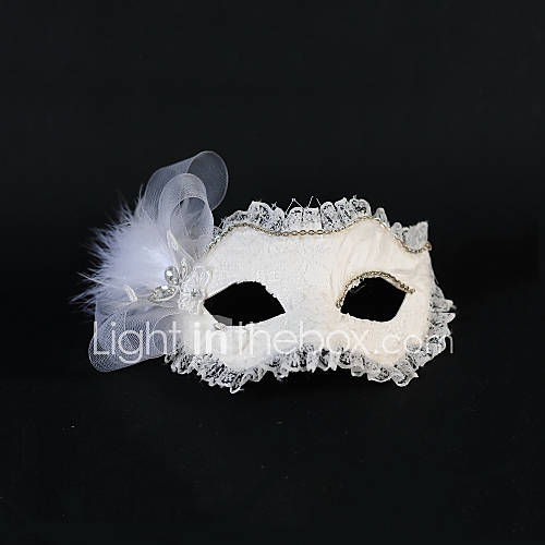 Feather And Lace Wedding/Party Masks