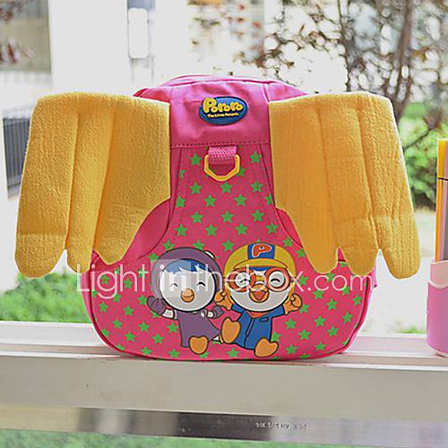 Childrens Cartoon Penguin Schoolbag with Little Wings Safety Harness Backpack