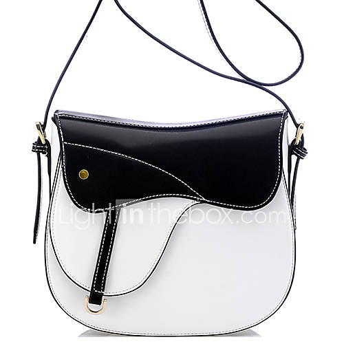 Miyue Womens Casual PU Saddle Bag