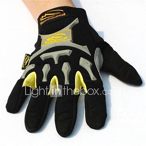 Outdoor Mens Warmkeep Windproof Shockproof Full finger Gloves