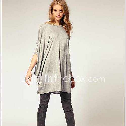 Womens Fashion Long Sleeve Loose T shirt