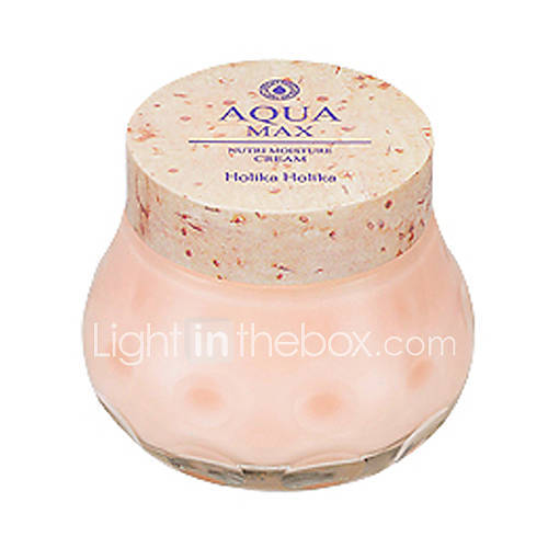 [Holika Holika] Aqua Max Nutritive Moisture Cream 120ml   for Dry Skin (Powerful Moisturizing, Nourishing)