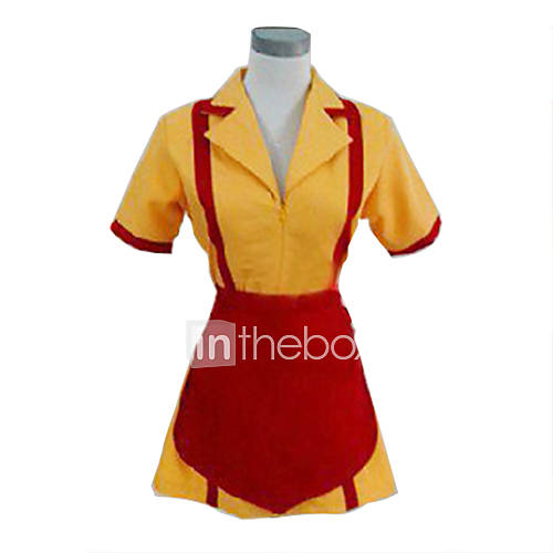 Broken Girls Style Yellow Polyester Womens Halloween Party Costume