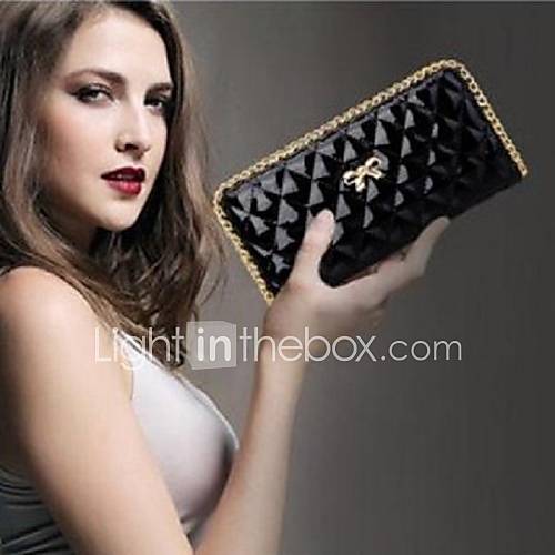 Fashion Long Style Lady Clutch Wallet Bow Design