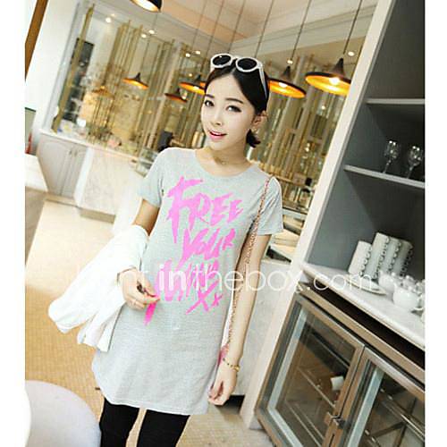 Womens Casual Printing Short Sleeve T Shirt