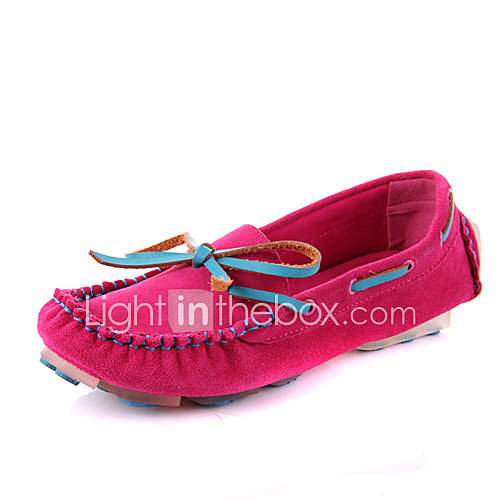 Womens Fashion Cozy Flat Shoes(Fuchsia)