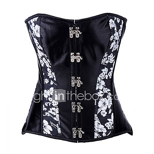 Womens Floral Crochet Corset