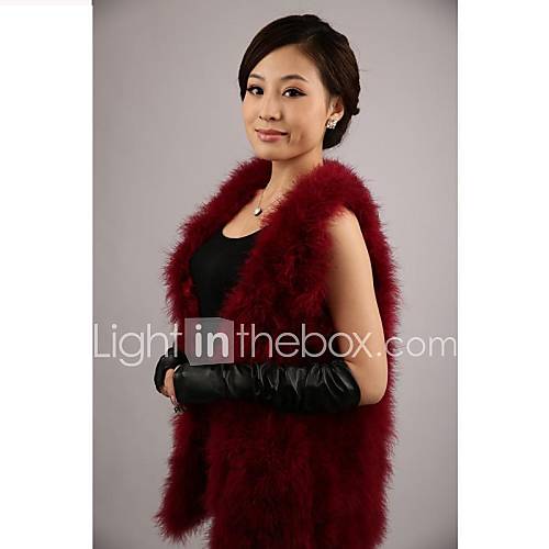 Turkey Feather Fashion Casual/Party Vest(More Colors)