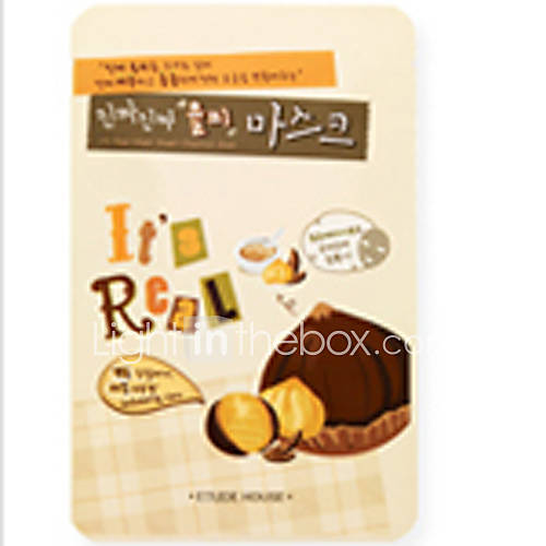 [Etude House] Its Real Mask Sheet #Chestnut Shell 22ml