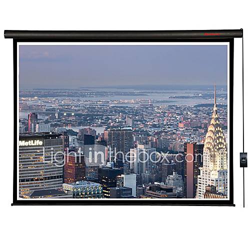 Aoweijia Glass Bead Surface Material For High Gain 84 Inch 43 Electric Projection Screen