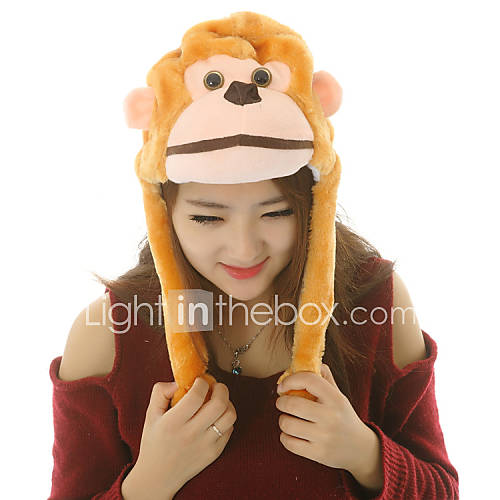 Unisex Monkey Warm Fuzzy Kigurumi Aminal Beanie