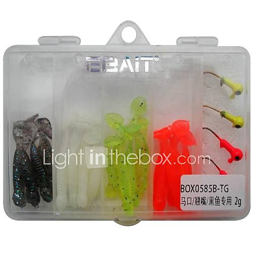 BOX0585 TG 2g Soft Bait Lure Pack