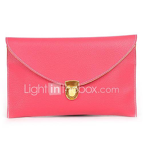 Womens Candy Color Retro Envelope Tote/Crossbody Bag