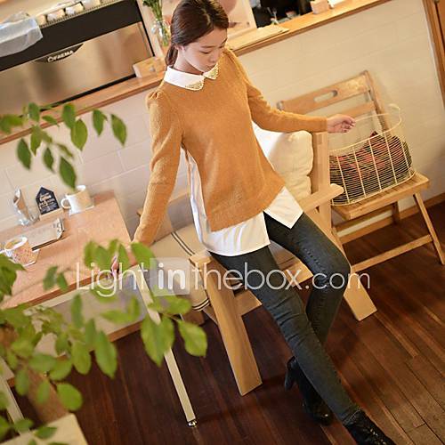 Womens New Lining Long Sleeve Bodycon Shirt