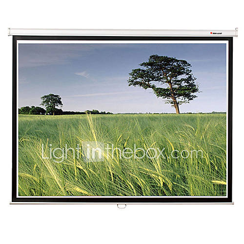 Readleaf 75 Inch Lock 43 Glass Bead Manual Projection Screen