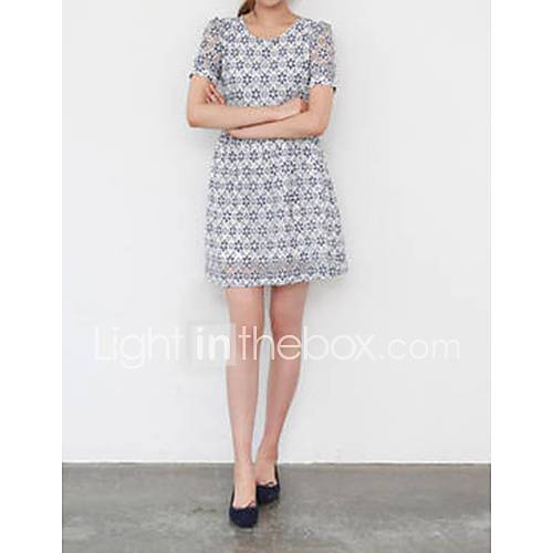 Lanliersi Ladys Slim Maxi Dress (Light Blue)
