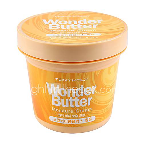 [TONYMOLY] Wonder Butter Moisture Cream 300ml (Powerful Moisturizing for Dry Skin, Face Body Cream)
