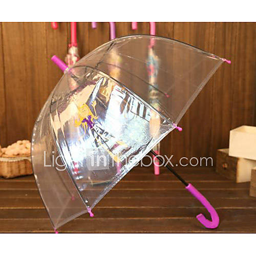 Childrens Transparent Cartoon Umbrella