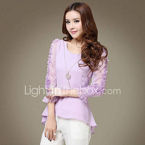 JFS Korea Sytle Womens Fashion Chiffon Shirt