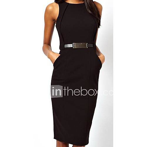 Womens OL Bodycon Show Thin Dress