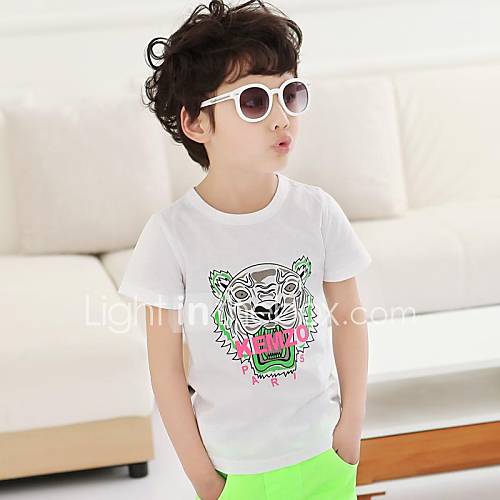 Boys Tiger Head Tees