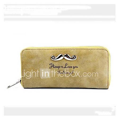 womensLong section of the wallet in hand