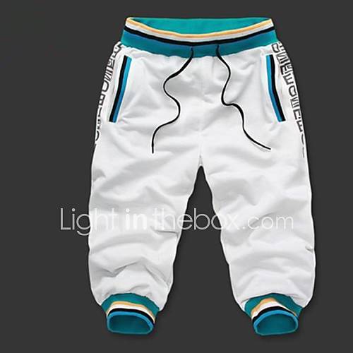 Mens Fashion Casual Cropped Sports Shorts