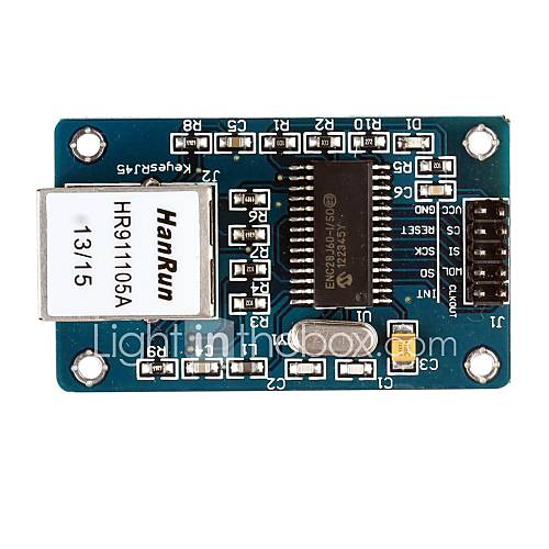 ENC28J60 25MHz Crystal Ethernet Network Board Module