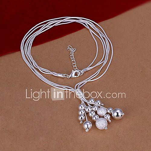 Oyami Cuprum Silvering Wiring Beads Necklace