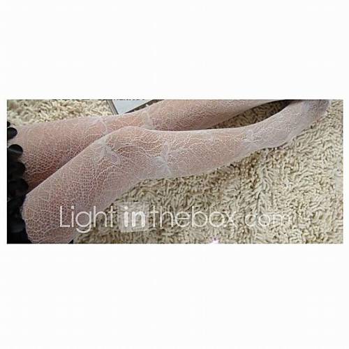 Ultrathin Butterfly Jacquard Temptation Lace Mesh Pantyhose Stockings