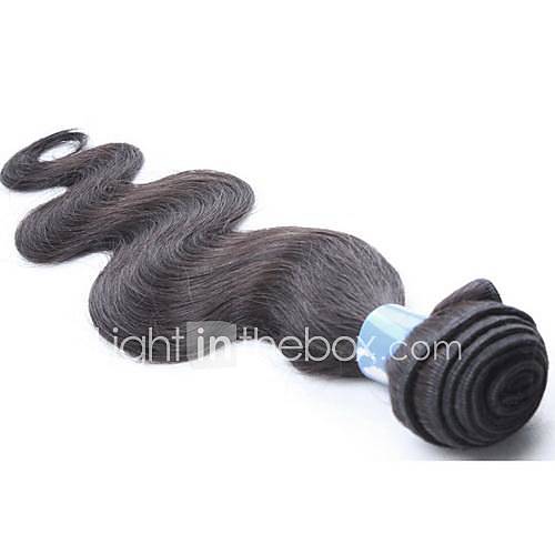 16 18 20 Color 1B Grade 5A 100G/Pcs Indian Virgin Body Wave Human Hair Extension