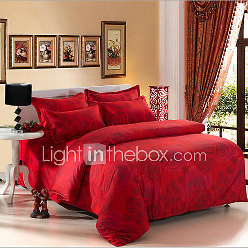 Flower Comfortable Bed Set Of Four SF00011