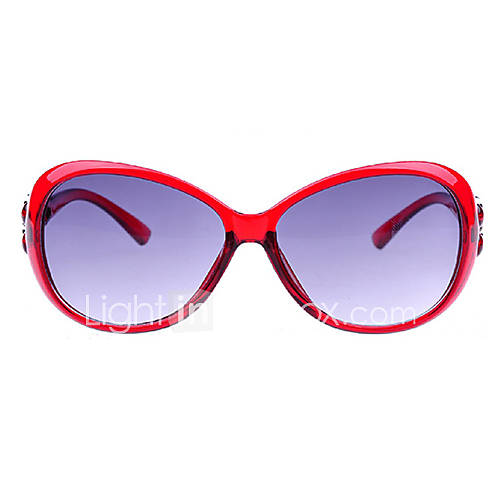 Helisun Womens Fashion Modern Metal SunglassesWF2037 3 (Red)