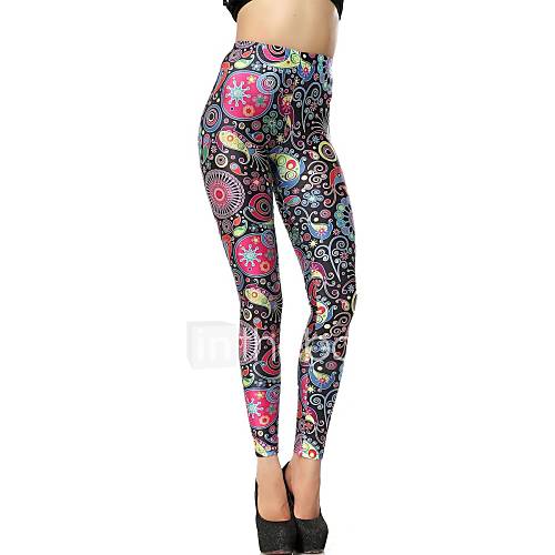 Elonbo The Fascinating Underwater World Style Digital Painting Tight Women Leggings