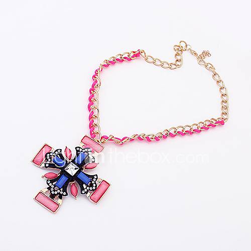 Shadela Punk Cross Pink Fashion Necklace CX135